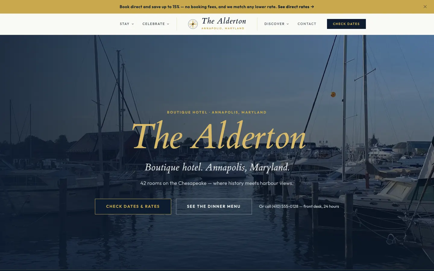 The Alderton website